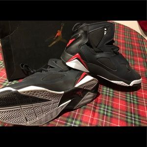 COPY - Jordan True Flight Black/Gym Red Men’s size 9.5